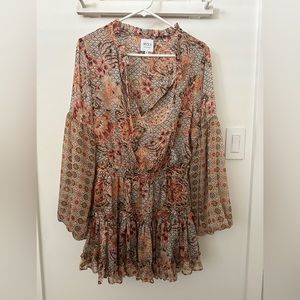 Misa Los Angeles ELISABETTA DRESS In Floral Tile Mix / M